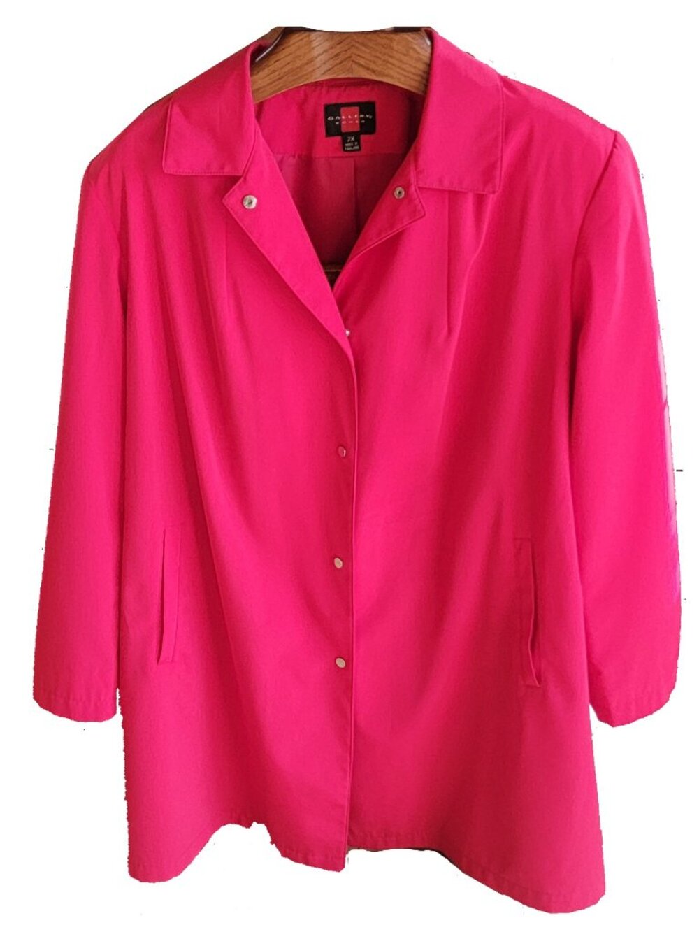 Womens Lined Rain Jacket (Sz 2X)